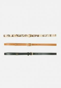 ASTOR 3 Pack Skinny Belts Bridal