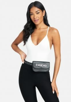 ASTOR Bebe Logo Grommet Belt Bag