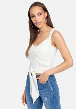 TC Clothing Sweetheart Wrap Crop Top