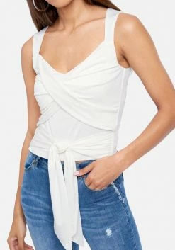 TC Clothing Sweetheart Wrap Crop Top