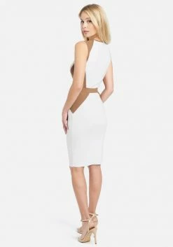 TC Color Block Knit Midi Skirt Clothing