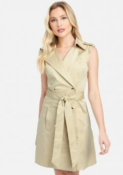 TC Double Breast Shirt Dress Clothing