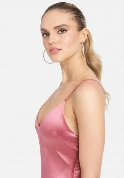 JUMP Clothing Satin And Lace Slip Dress 8 JUMP Clothing Satin And Lace Slip Dress