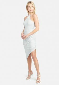 JUMP Asym Hem Gathered Dress Bridal