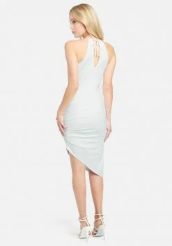 JUMP Asym Hem Gathered Dress Bridal