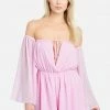 JUMP Slit Sleeve Flowy Romper