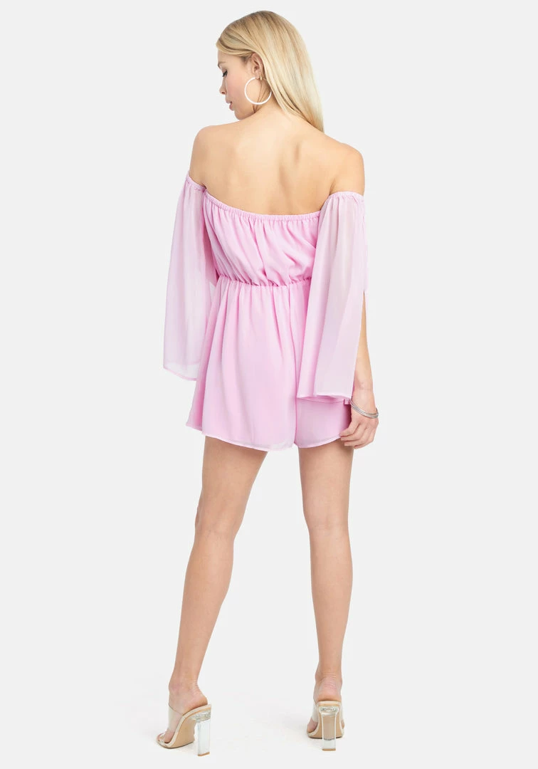 JUMP Slit Sleeve Flowy Romper 3 JUMP Slit Sleeve Flowy Romper