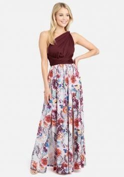 JUMP Print Shop Printed Convertible Maxi Dress