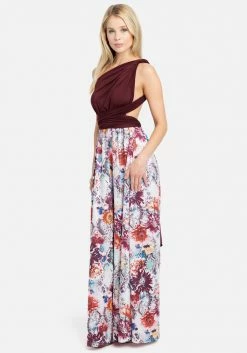 JUMP Print Shop Printed Convertible Maxi Dress