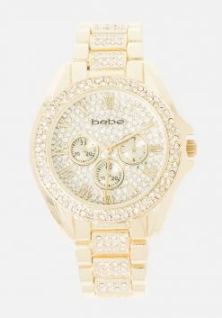 ACCUTIME Crystal Link Bracelet Watch Bridal