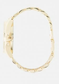 ACCUTIME Crystal Link Bracelet Watch Bridal