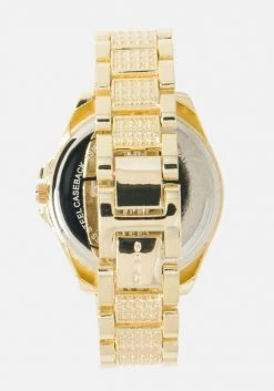 ACCUTIME Crystal Link Bracelet Watch Bridal