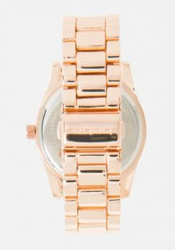 ACCUTIME Bridal Single Row Crystal Bezel 3 Band Watch