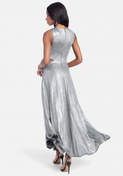 JUMP Ring Detail Sparkle Knit Cut Out Maxi Clothing 7 JUMP Ring Detail Sparkle Knit Cut Out Maxi Clothing