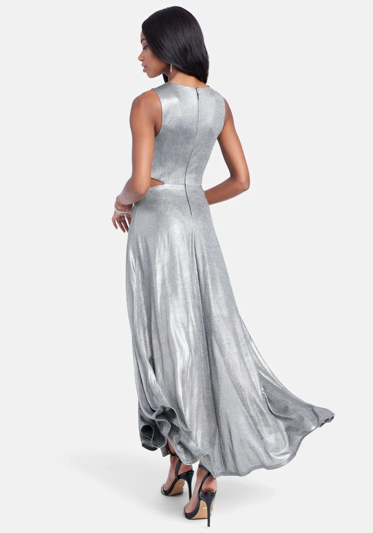 JUMP Ring Detail Sparkle Knit Cut Out Maxi Clothing 3 JUMP Ring Detail Sparkle Knit Cut Out Maxi Clothing