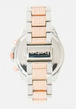 ACCUTIME Two Tone Crystal Link Bracelet Watch Bridal