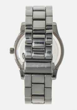 ACCUTIME Crystal Bezel & Link Bracelete Bebe Logo Watch Sale