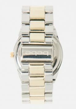 ACCUTIME Two Tone Crystal Bezel Arabic Numbers Watch