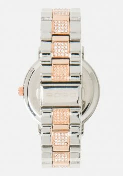 ACCUTIME Two Tone Crystal Bezel & Pave Center Watch Bridal
