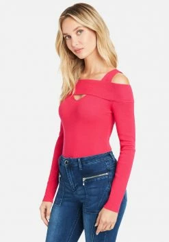 TC Clothing Cold Shoulder Sweater