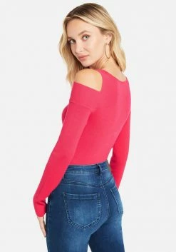 TC Clothing Cold Shoulder Sweater
