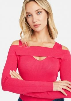 TC Clothing Cold Shoulder Sweater