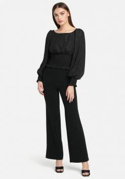 TC Straight Leg Crepe Pant Clothing