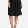 TC Clothing Pleated Chiffon Midi Skirt