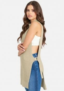 TC Mock Neck Sweater Vest