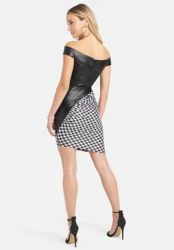 TC Vegan Leather Asymmetrical Skirt Print Shop 7 TC Vegan Leather Asymmetrical Skirt Print Shop