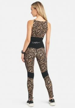 TC Bebe Logo Leopard Print Legging 7 TC Bebe Logo Leopard Print Legging