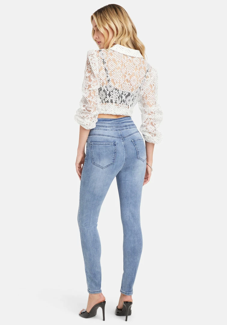 TC Spring/Summer High Waist Front Seam Detail Skinny Jeans 3 TC Spring/Summer High Waist Front Seam Detail Skinny Jeans