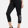 ONE STEP UP BOL Bebe Sport Net Mesh Capri Legging Logo