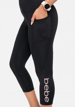 ONE STEP UP BOL Logo Bebe Solid Pocket Capri
