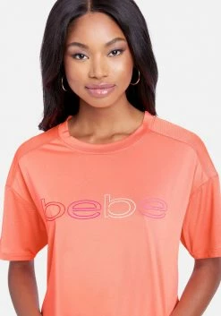 ONE STEP UP BOL Bebe Sport Mesh Logo Tee