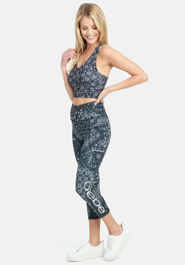 ONE STEP UP BOL Bebe Sport Pocket Capri Logo 2 ONE STEP UP BOL Bebe Sport Pocket Capri Logo