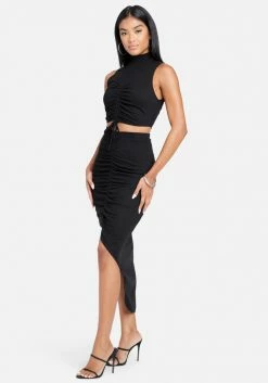 JUMP Two Piece Shirred Knit Dress Sale