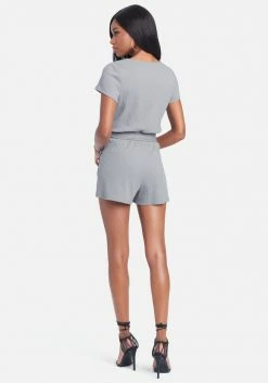 JUMP Clothing Casual Rib Knit Romper