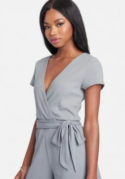 JUMP Clothing Casual Rib Knit Romper