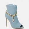 ZIGI Serina Peep Toe Bootie Shoes
