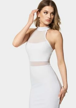 JUMP Mesh Illusion Cut Out Mini Bridal