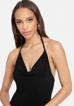 JUMP Cowl Neck Halter Maxi Clothing