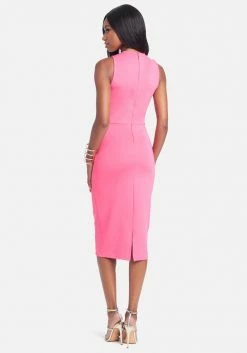 JUMP Illusion Mesh Scuba Dress Best Sellers
