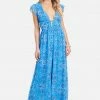 JUMP Flutter Printed Maxi Dress