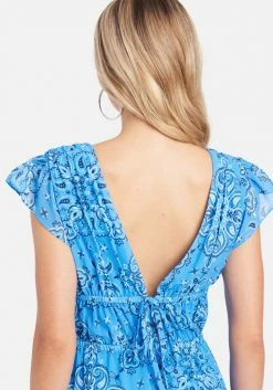 JUMP Flutter Printed Maxi Dress 8 JUMP Flutter Printed Maxi Dress