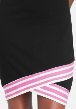 JUMP Sleeveless Hoodie Asymetrical Dress