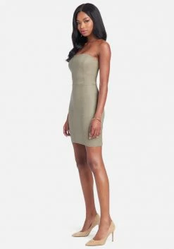 JUMP Mini Tube Faux Leather Dress Clothing