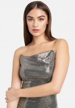 JUMP Bridal Sequin Slip Dress