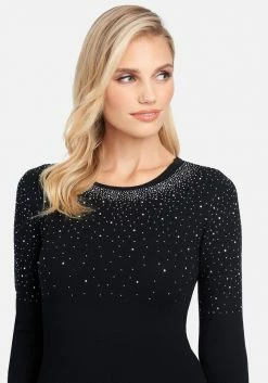 JUMP Crew Neck Sweater Dress Clothing