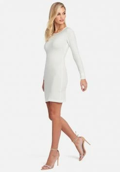 JUMP Crew Neck Sweater Dress Clothing